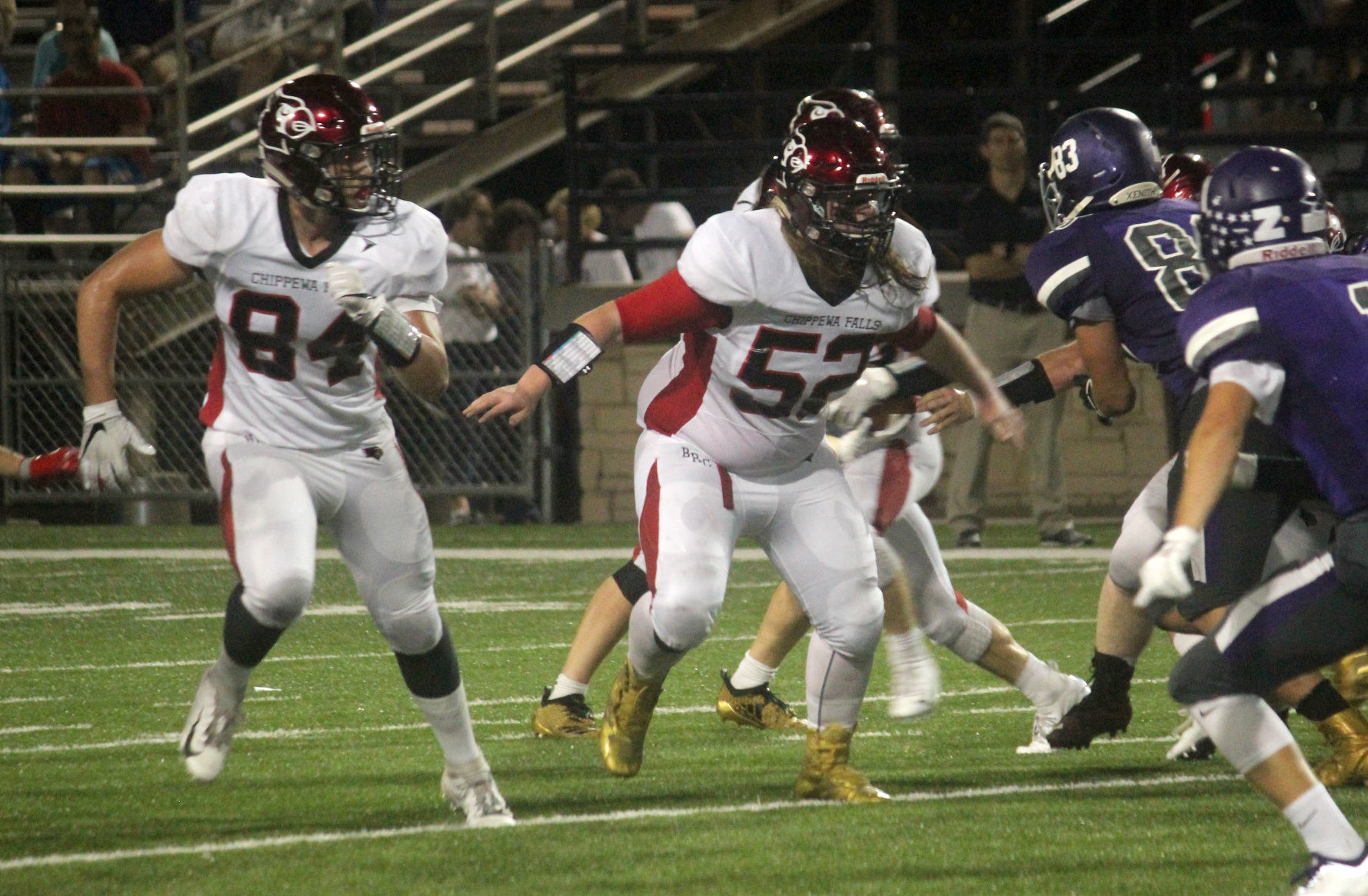 Chi-Hi football at Eau Claire Memorial 9-14-18